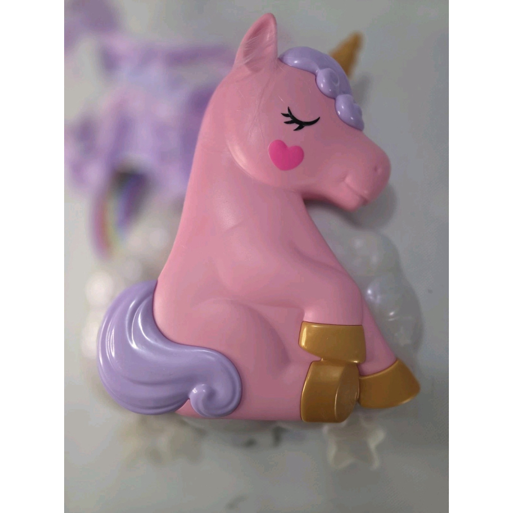 Polly Pocket - Rainbow Unicorn Salon - 2022 - Incomplete Pre-Owned